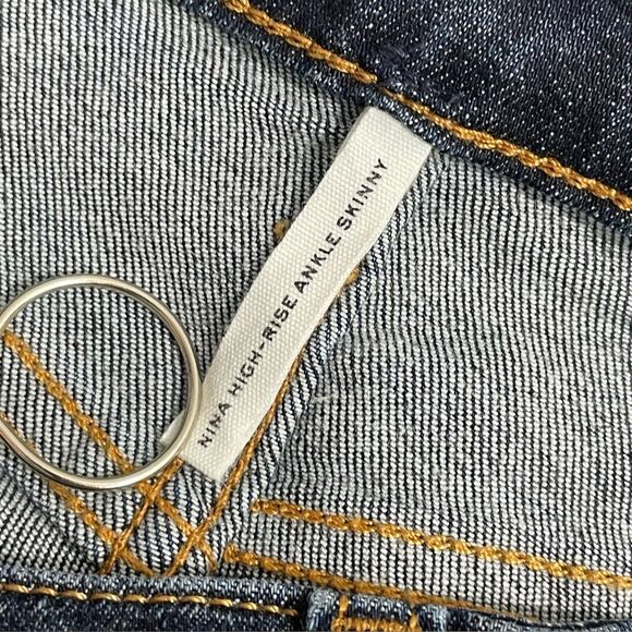 Rag & Bone Nina High-Rise Ankle Skinny Jeans in Kayt Wash Size 29‎ Denim - Picture 7 of 10